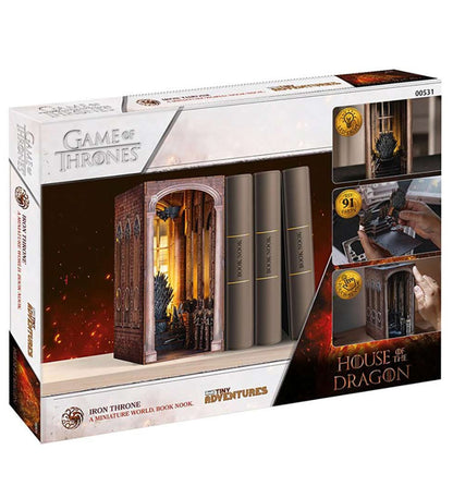 GAME OF THRONES BOOK NOOK IRON THRONE