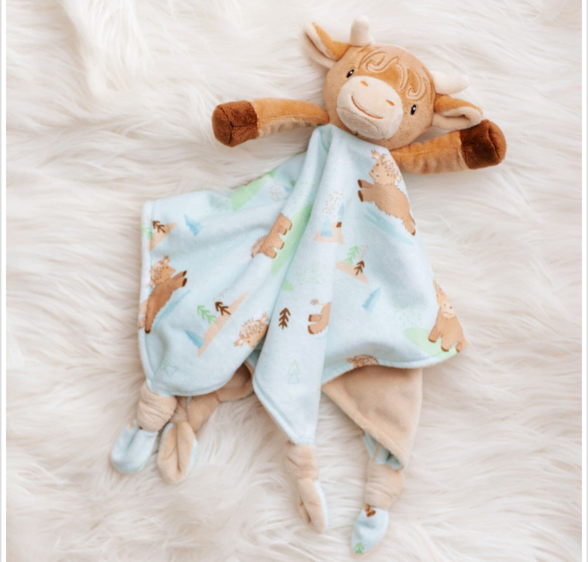 PLUSH MARY MEYER HETTY HIGHLAND BLANKET