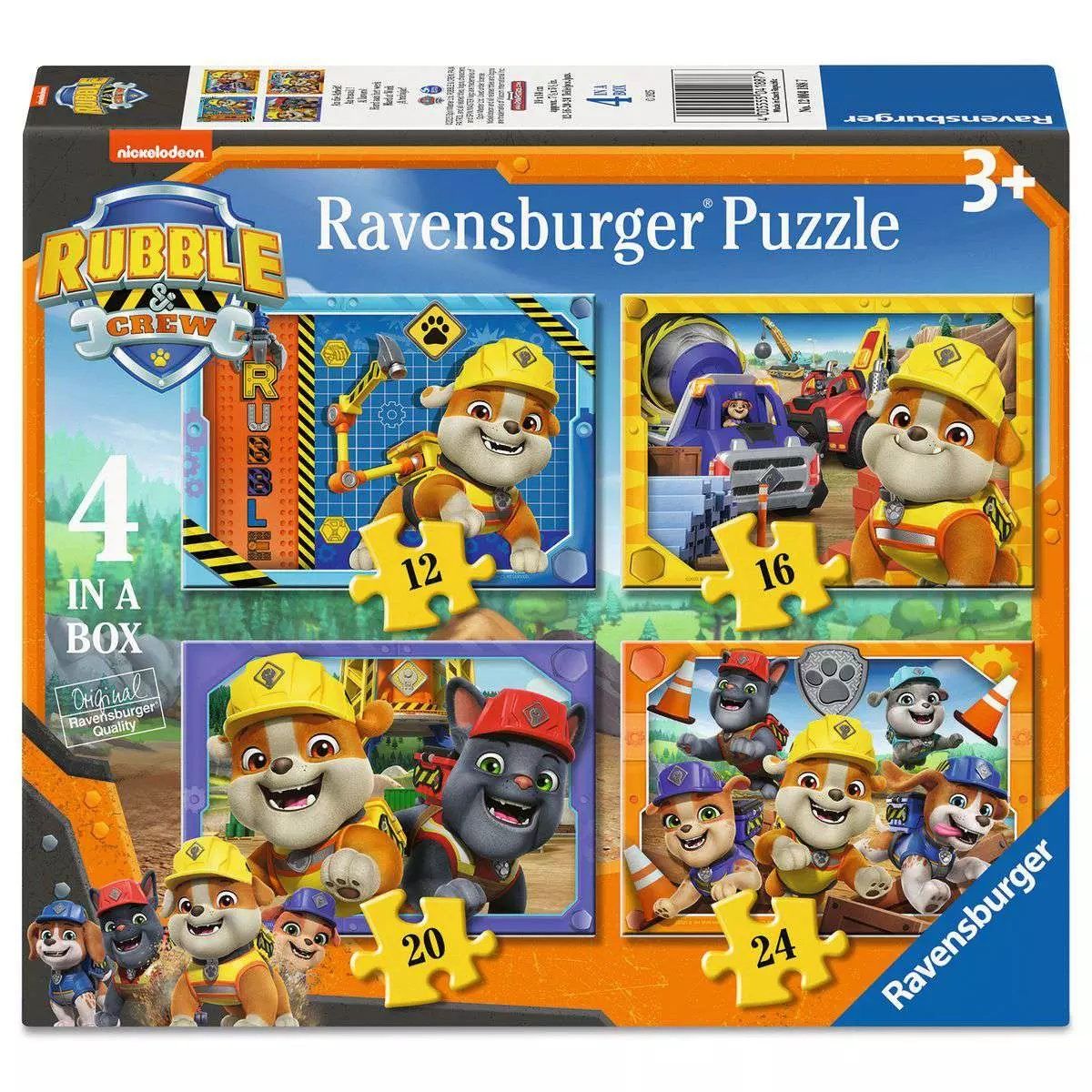 PUZZLE 4 IN A BOX RUBBLE AND CREW