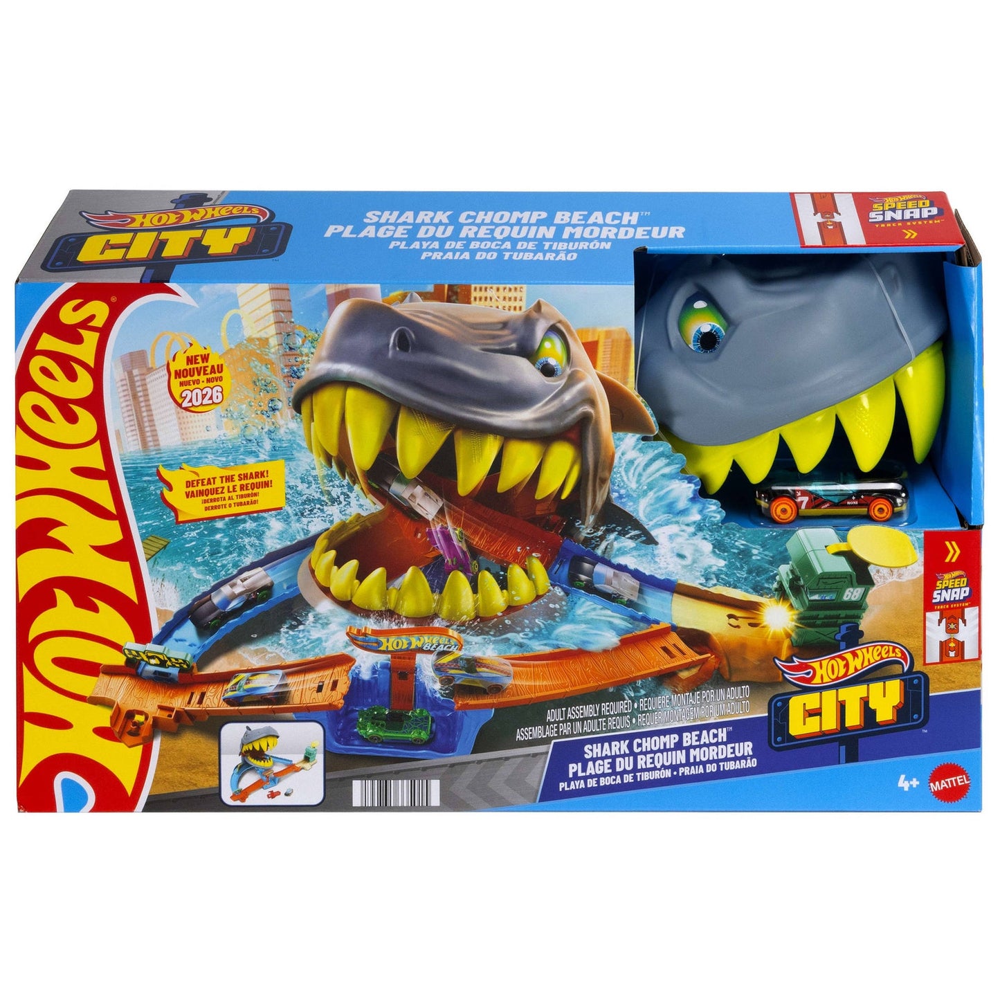H/W CITY SHARK CHOMP BEACH PLAYSET