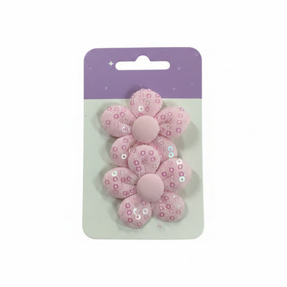 C/NICE HC00059 2PC FLOWER HAIR CLIPS