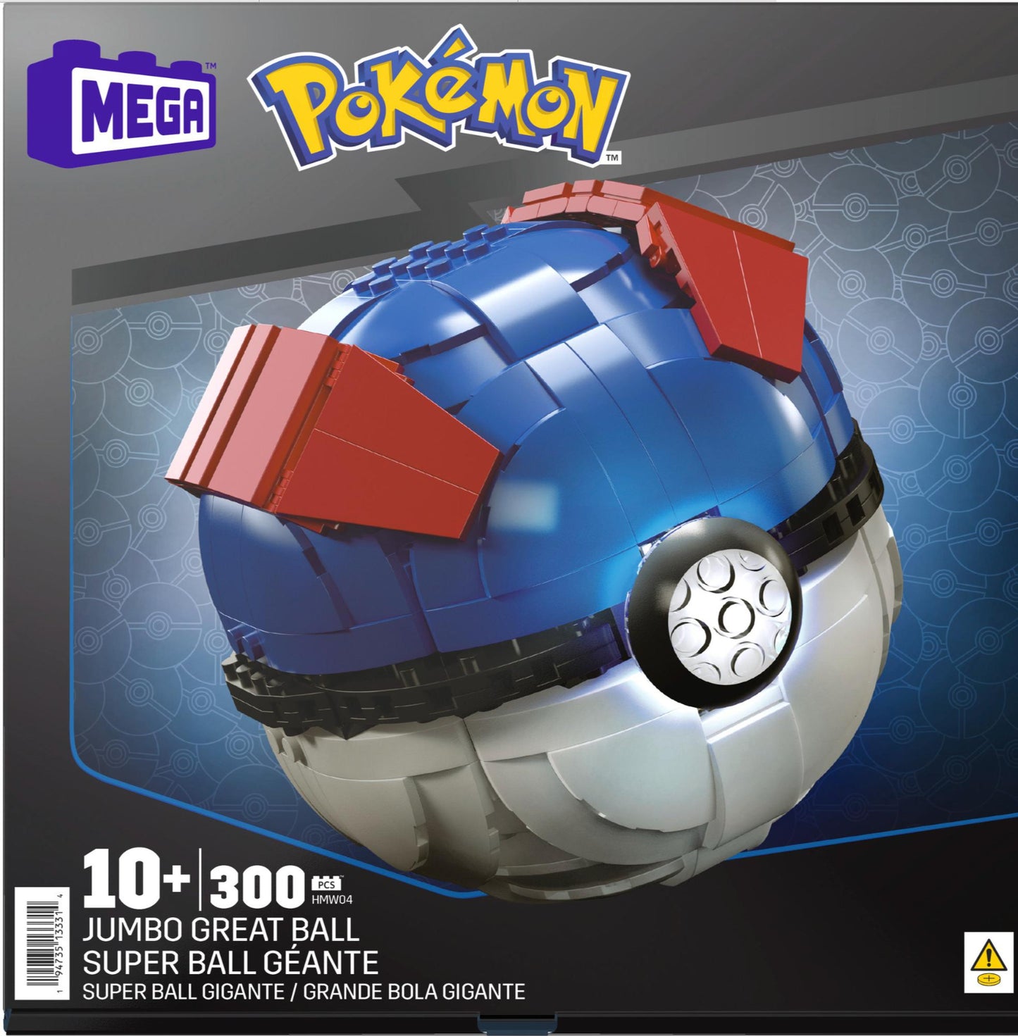 Mega Pokemon Jumbo Great Ball