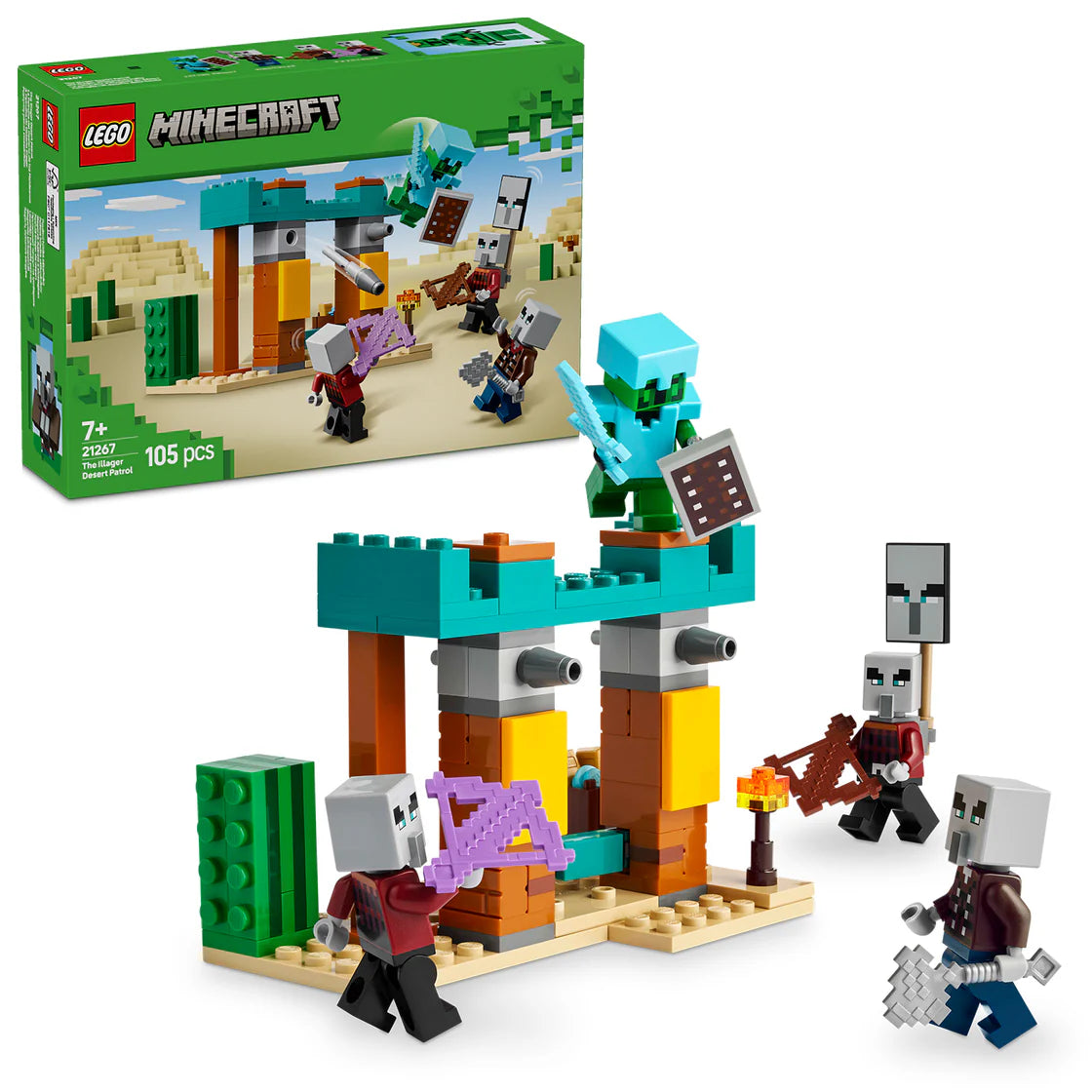 LEGO 21267 MINECRAFT ILLAGER DESERT