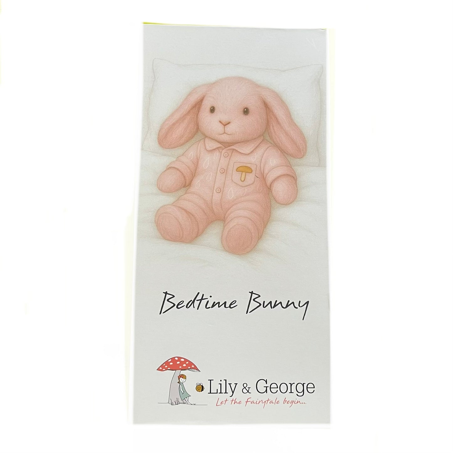 LILY & GEORGE BEDTIME BUNNY PINK BOXED
