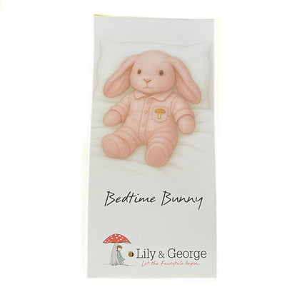 LILY & GEORGE BEDTIME BUNNY PINK BOXED