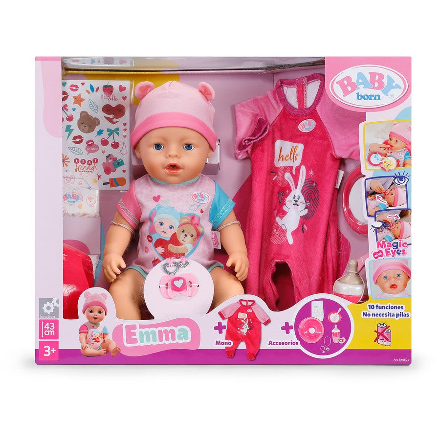 BB BABY BORN EMMA 43CM WITH ONSIE