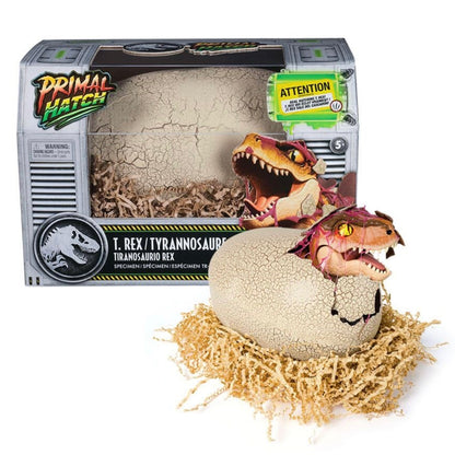 JURASSIC PRIMAL HATCH DINO T REX