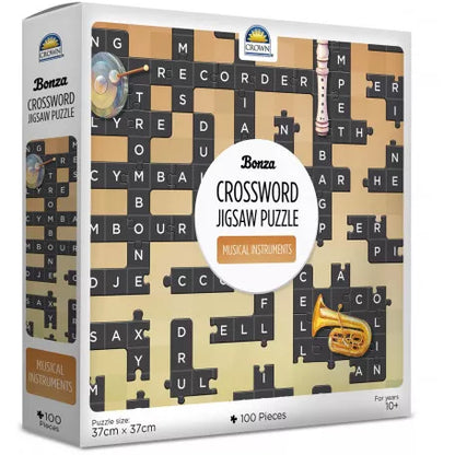 PUZZLE 100PC BONZA CROSSWORD AST