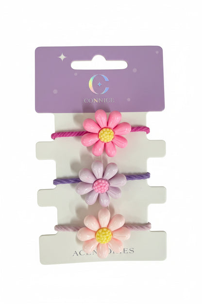 C/NICE HC09366 3PC DAISY HAIR TIES