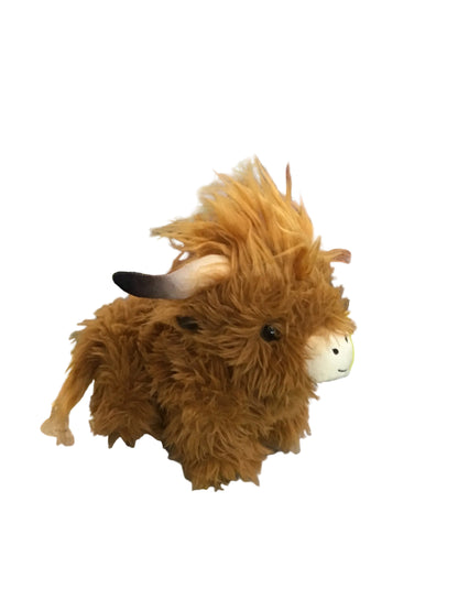 PLUSH HIGHLAND COW STANDING 25CM