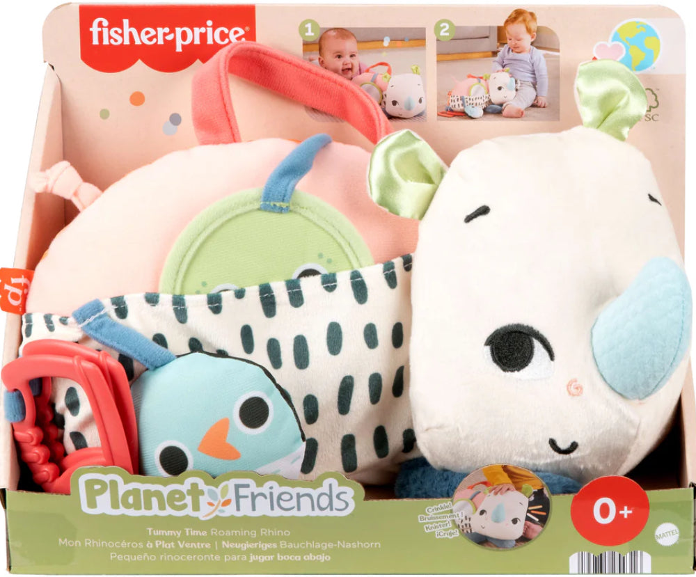 F/P PLANET FRIENDS TUMMY TIME RHINO