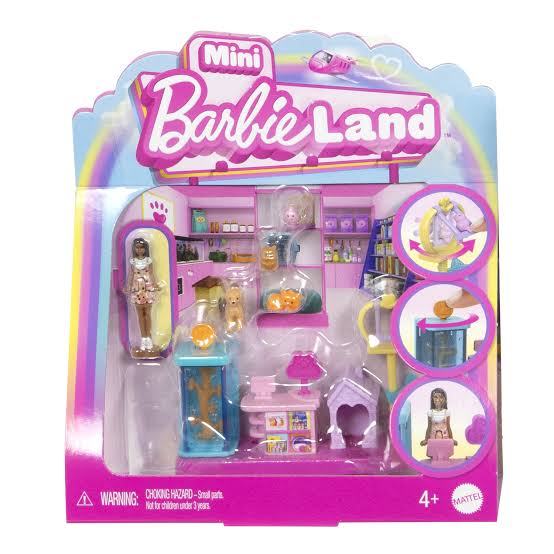 BRB MINI BARBIELAND SALON PLAYSET AST