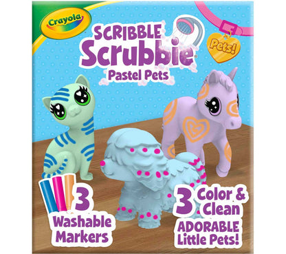 CRAYOLA SCRIBBLE SCRUBBIE PASTEL PETS