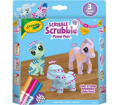CRAYOLA SCRIBBLE SCRUBBIE PASTEL PETS