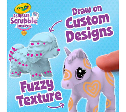 CRAYOLA SCRIBBLE SCRUBBIE PASTEL PETS