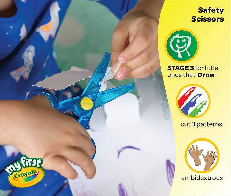 CRAYOLA SAFETY SCISSORS 3PK