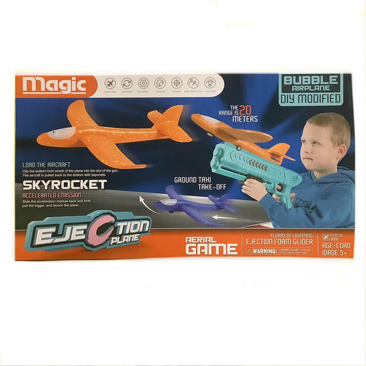AIRCRAFT GUN LAUNCH FOAM GLIDER