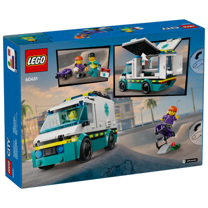 LEGO 60451 CITY EMERGENCY AMBULANCE