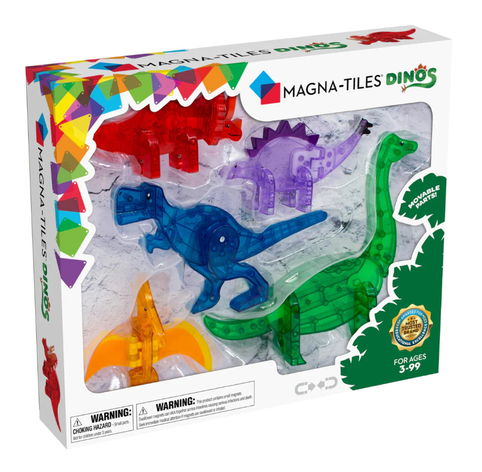 MAGNA TILES DINOS 5 PIECE SET