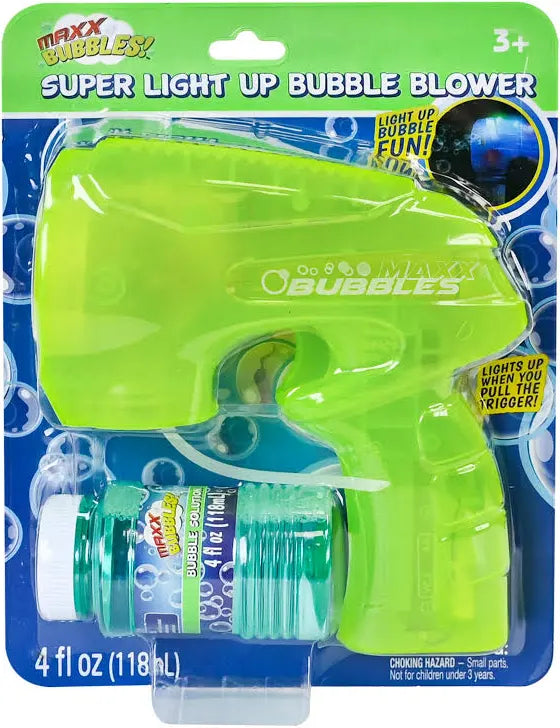 MAXX BUBBLES SUPER LIGHT UP BUBBLE BLAST
