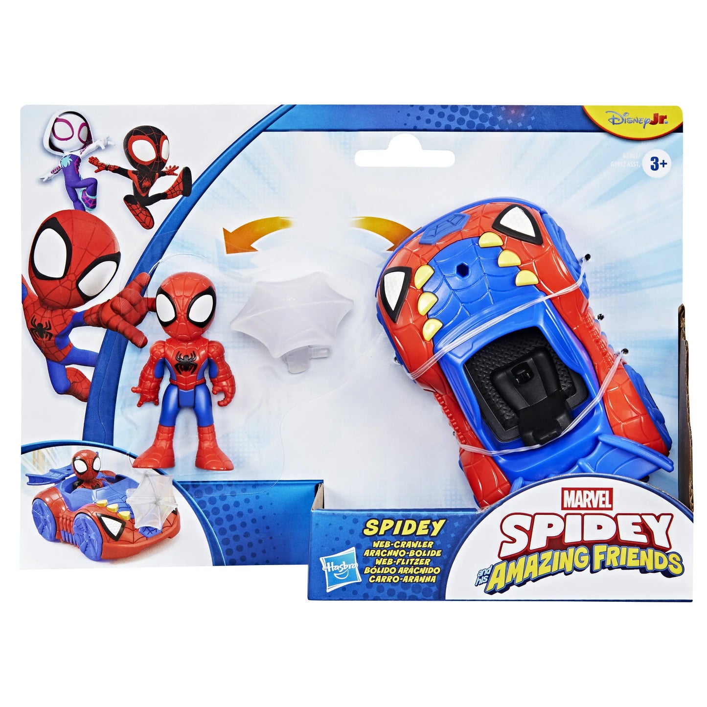 SAF SPIDEY & FRIENDS 3" CORE VEHICLE AST