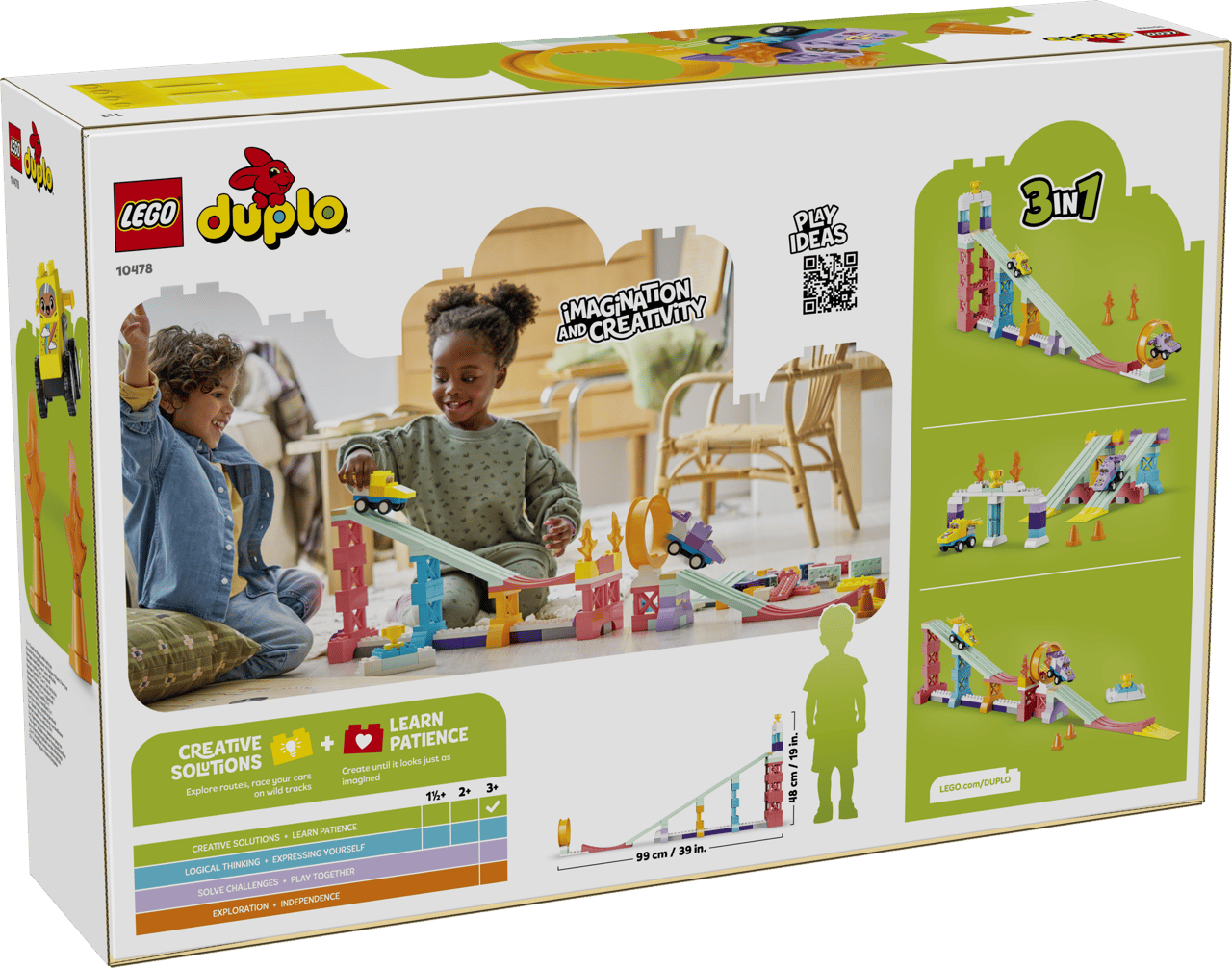 LEGO 10478 DUPLO 3 IN 1 CREATIVE RAMPS