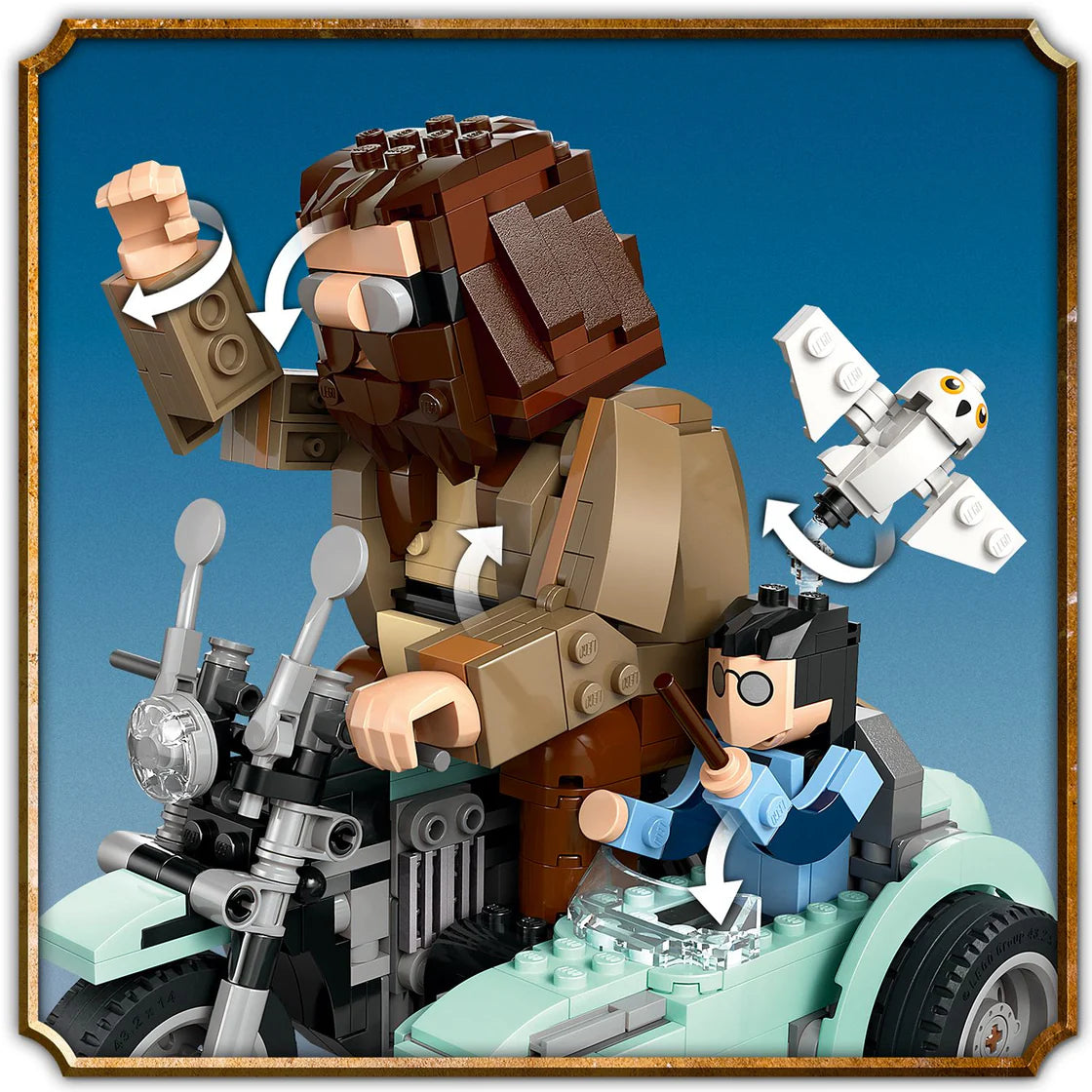 LEGO 76443 H/P HAGRID & HARRY MOTORCYCLE