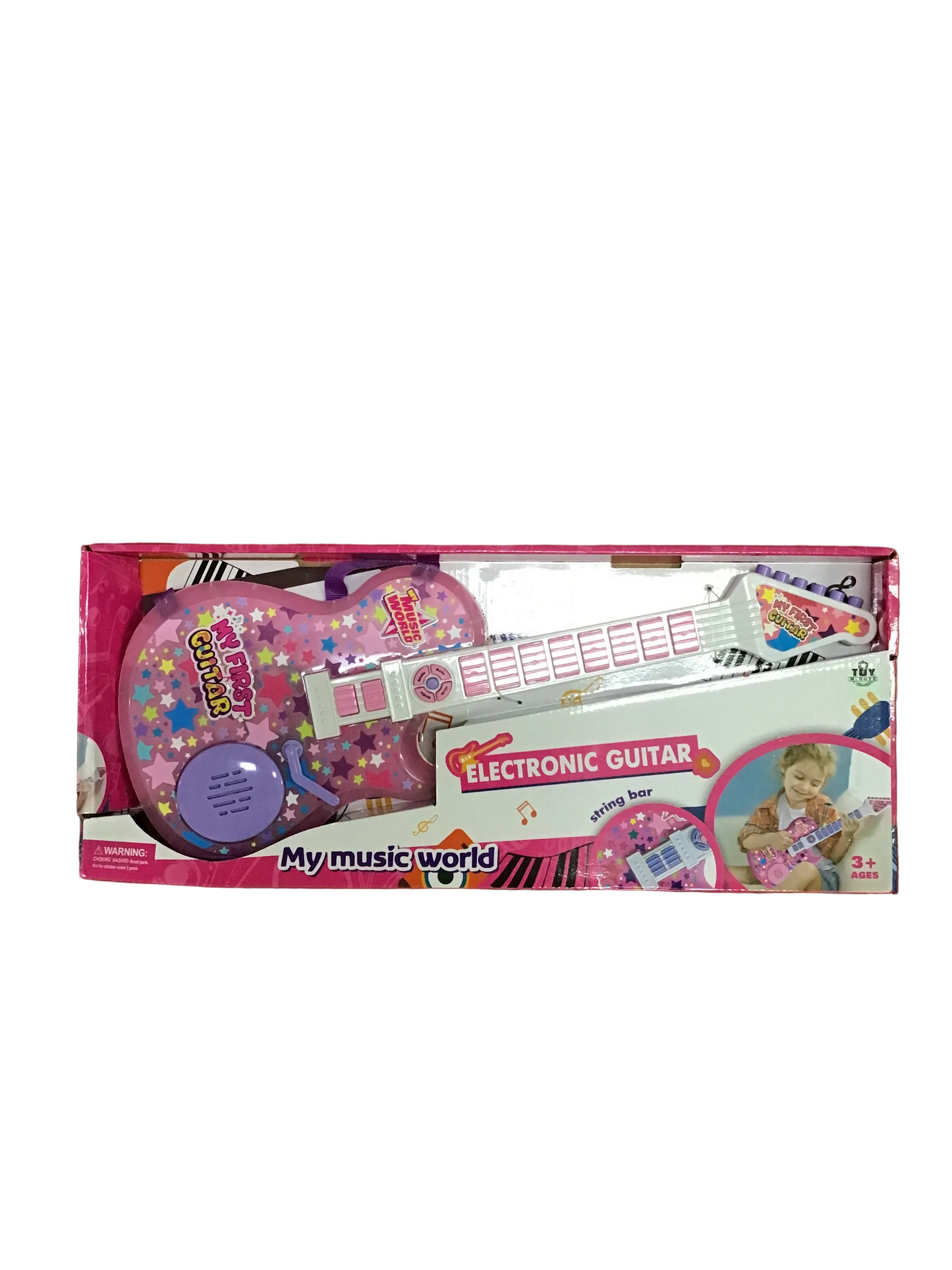 ROCKIN IT PINK ELECTRIC GUITAR