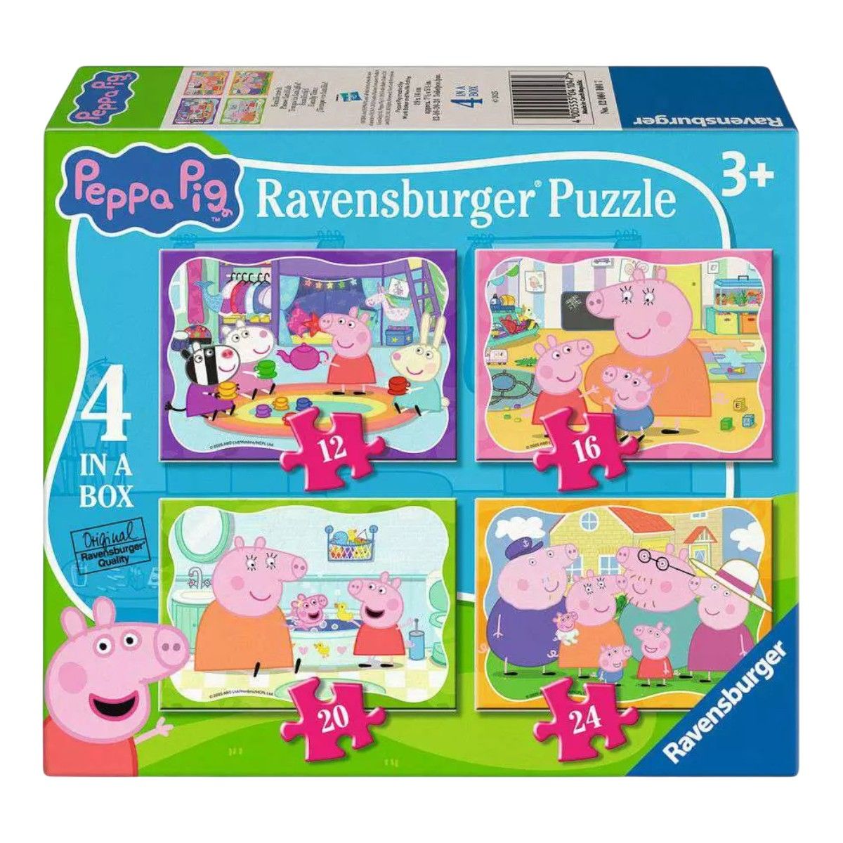 PUZZLE 4 IN A BOX PEPPA PIG