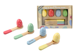 WOODEN EGG & SPOON RACING GAME