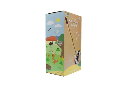 WOODEN PUSH ALONG MAGPIE