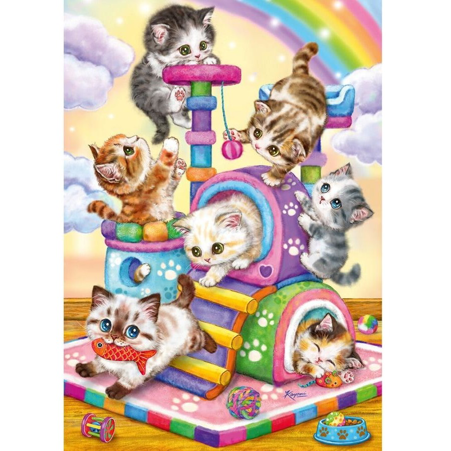 PUZZLE 35PC PLAYFUL FUR BABIES