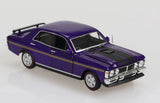 D/C 1:32 XY GTHO FORD PURPLE/ GLD STRIPE