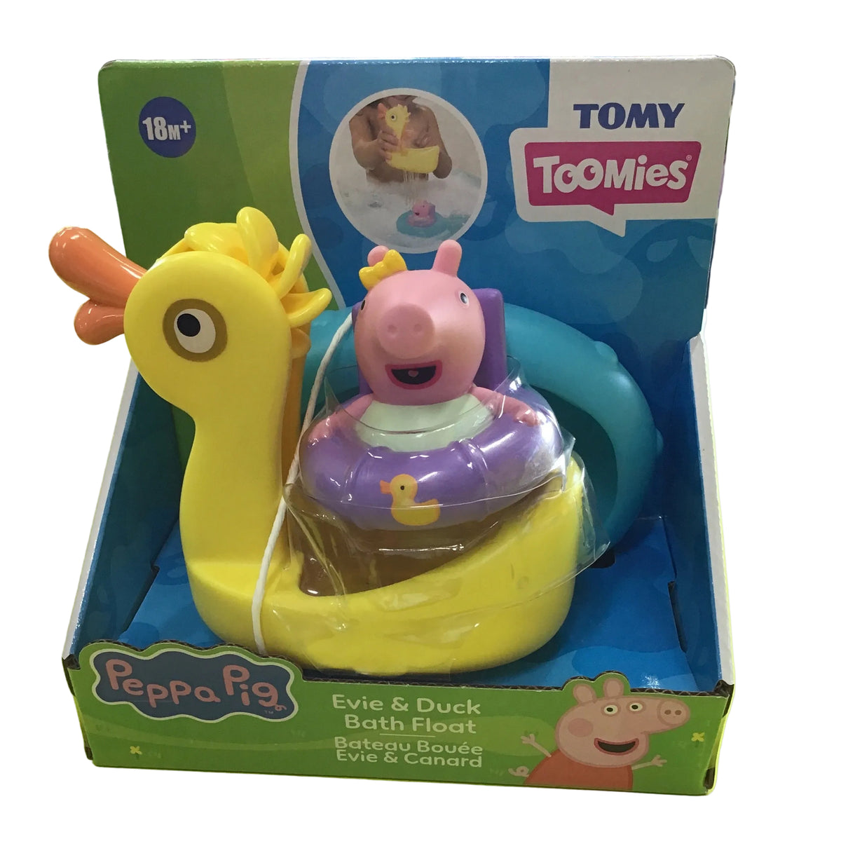 TOMY PEPPA PIG BATHE FLOAT EVIE & DUCK