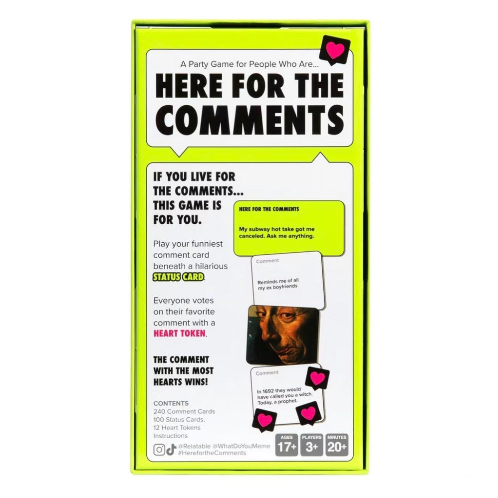 GAME WHAT DO YOU MEME HERE FOR COMMENTS