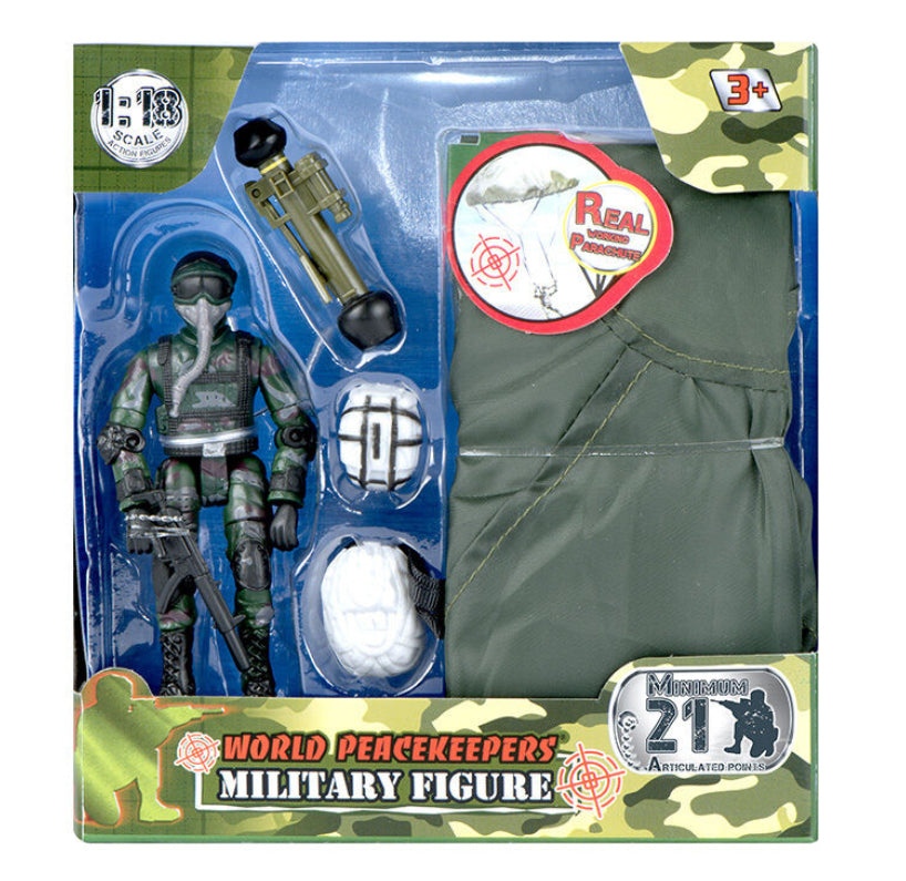 WORLD PEACE MILITARY FIGURE W PERSONAL A