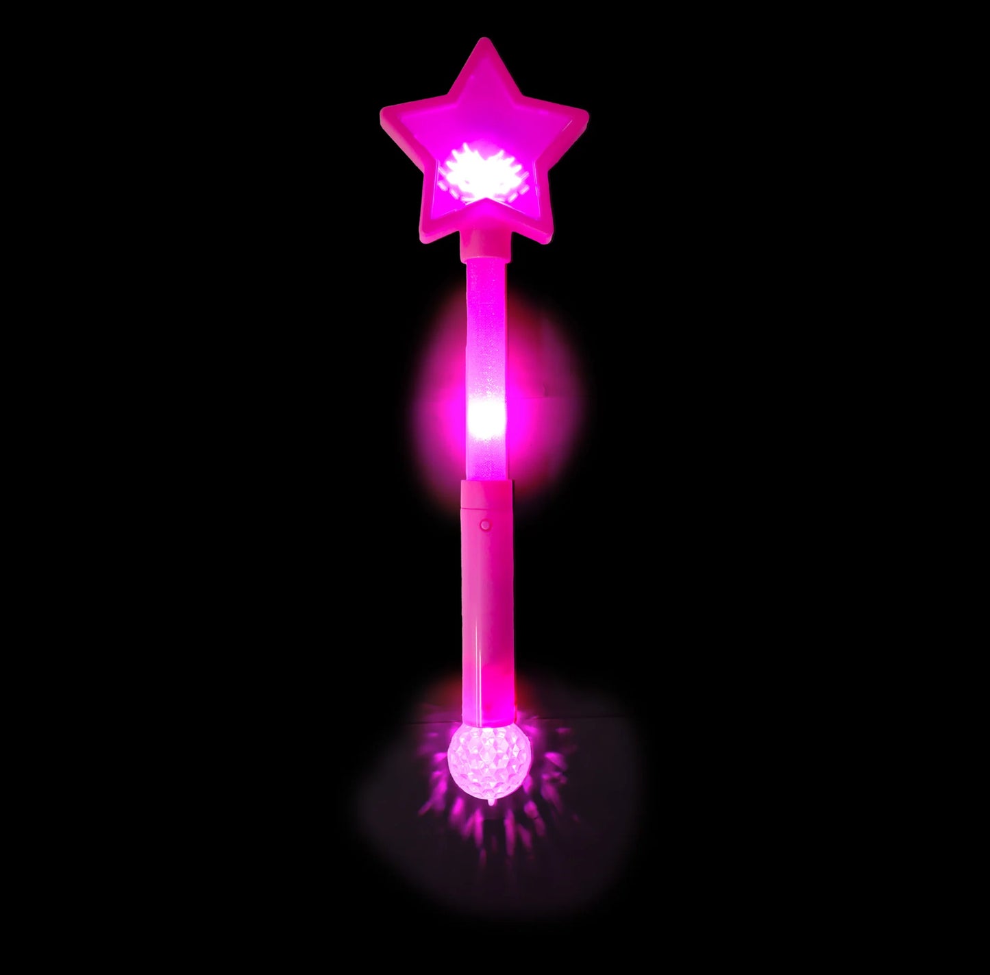 P/POP LIGHT UP PINK STAR WAND
