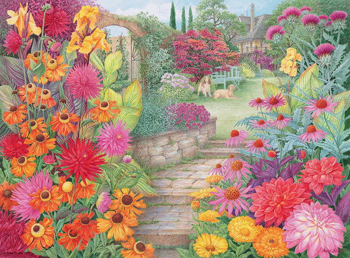 PUZZLE 4X500PC HAPPY DAYS GLORIOUS GARDE