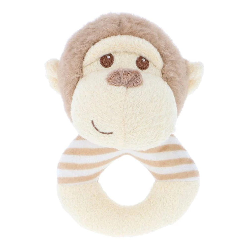 PLUSH KEELECO RING RATTLE MONKEY