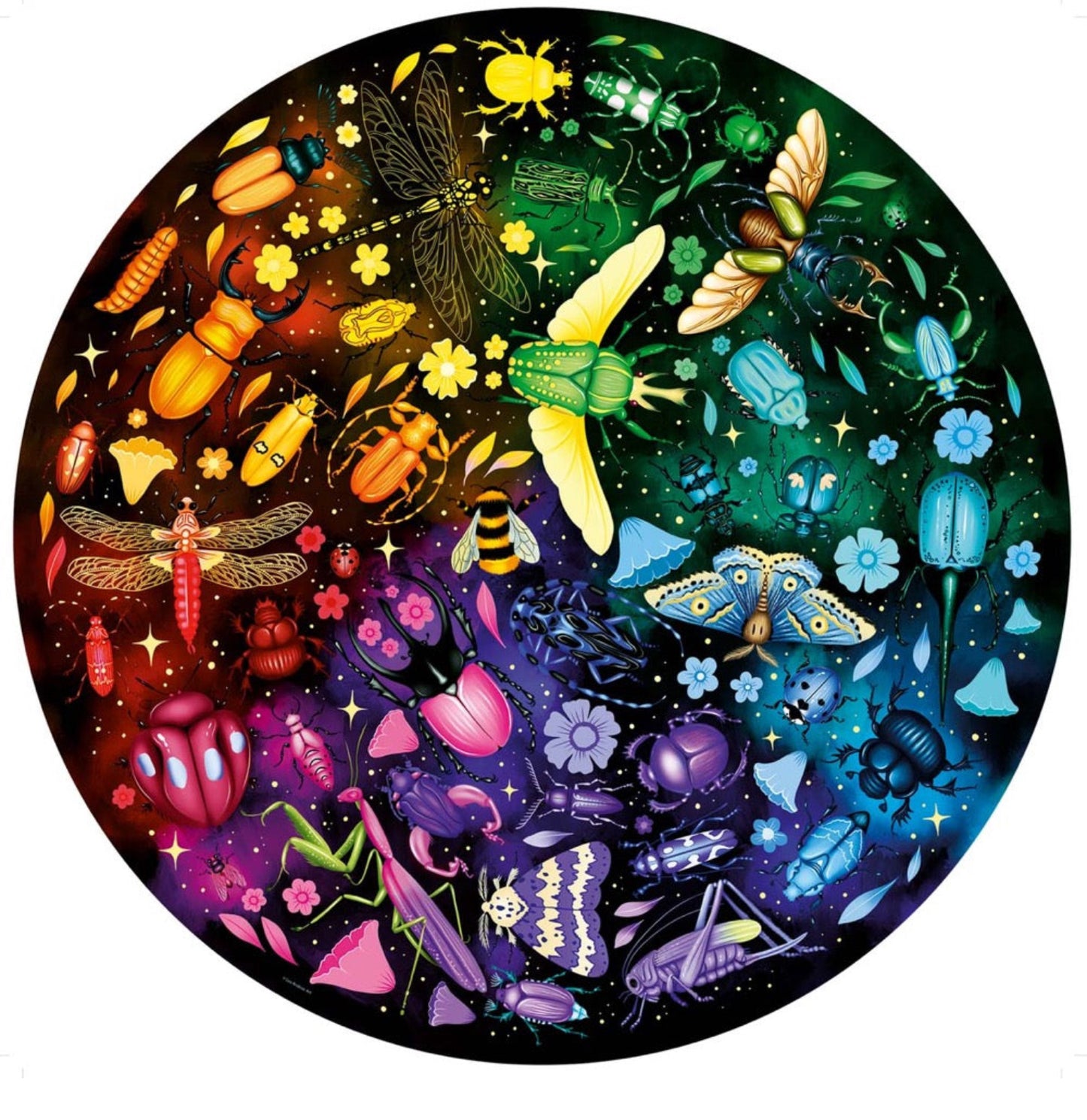 PUZZLE 500PC CIRCLE OF COLOR MANGA