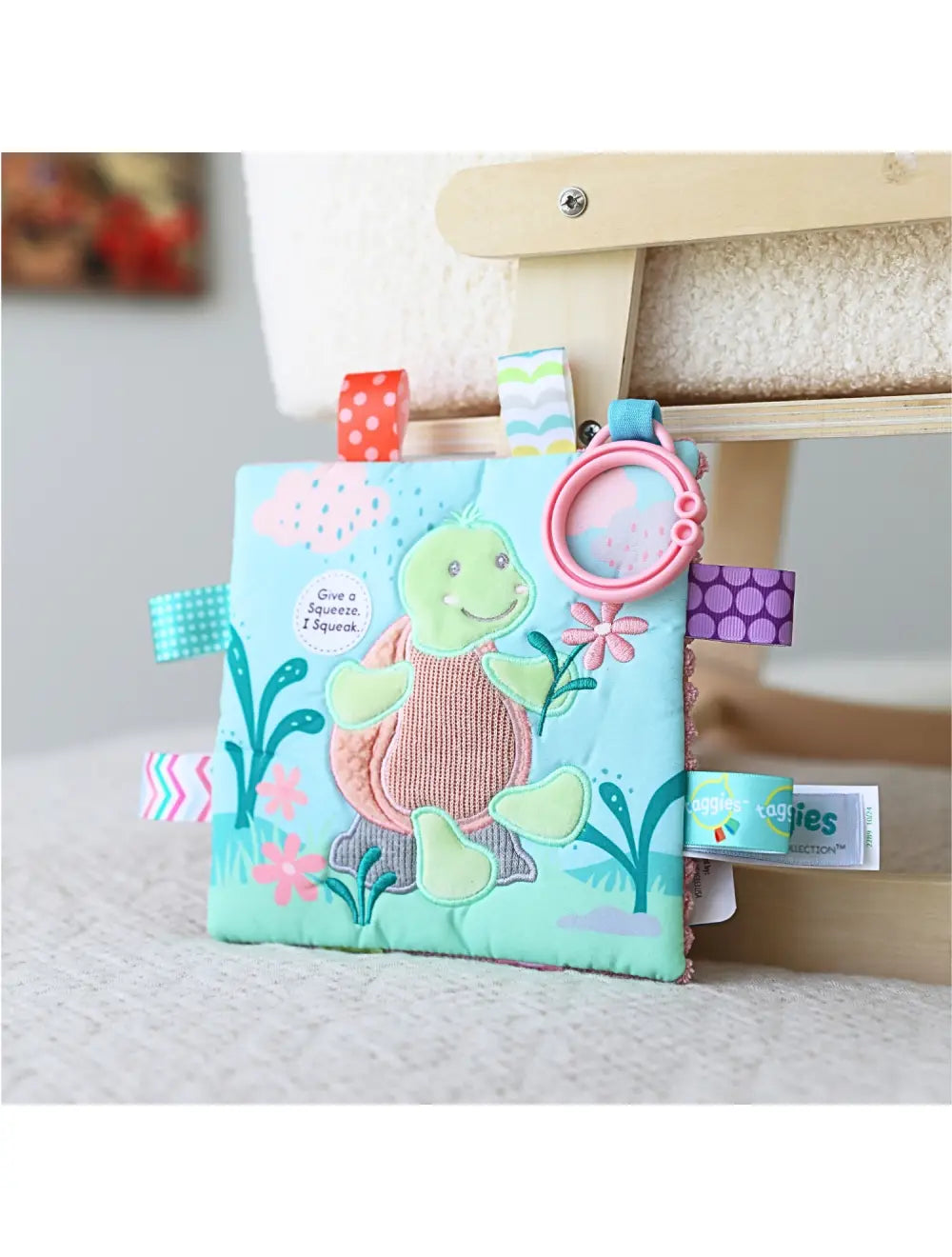 PLUSH MARY MEYER TIPPY TURTLE CRINKLE ME