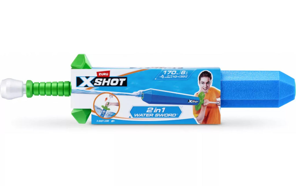 ZURU XSHOT WATER BLASTER SWORD 2IN1