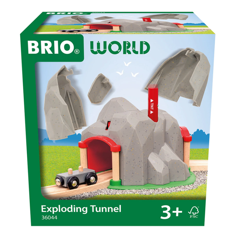 BRIO DYNAMITE MOUNTAIN TUNNEL 3PC