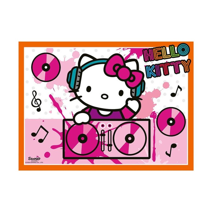 PUZZLE 4 IN A BOX HELLO KITTY