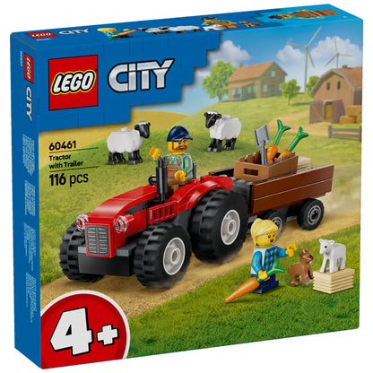 LEGO 60461 CITY RED FARM TRACTOR W SHEEP