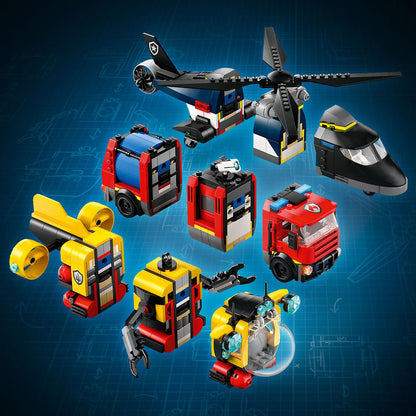 LEGO 60462 CITY HELICOPTER, FIRE & SUB