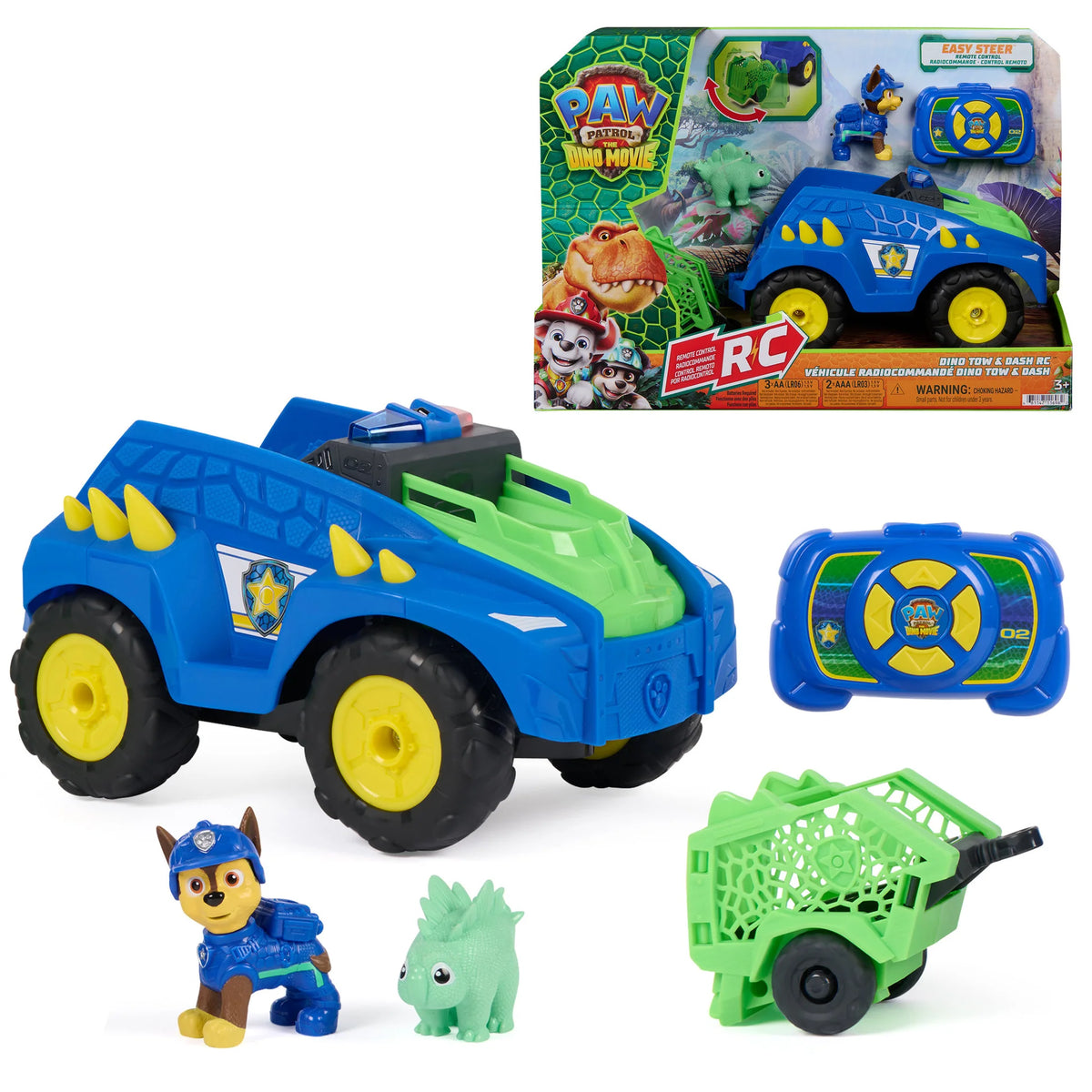 PAW PATROL DINO MOVIE TOW & DASH R/C