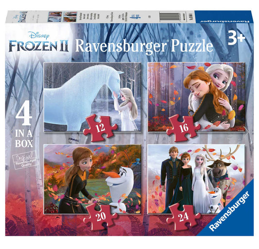 PUZZLE 4 IN A BOX FROZEN LOVE & FRIENDS