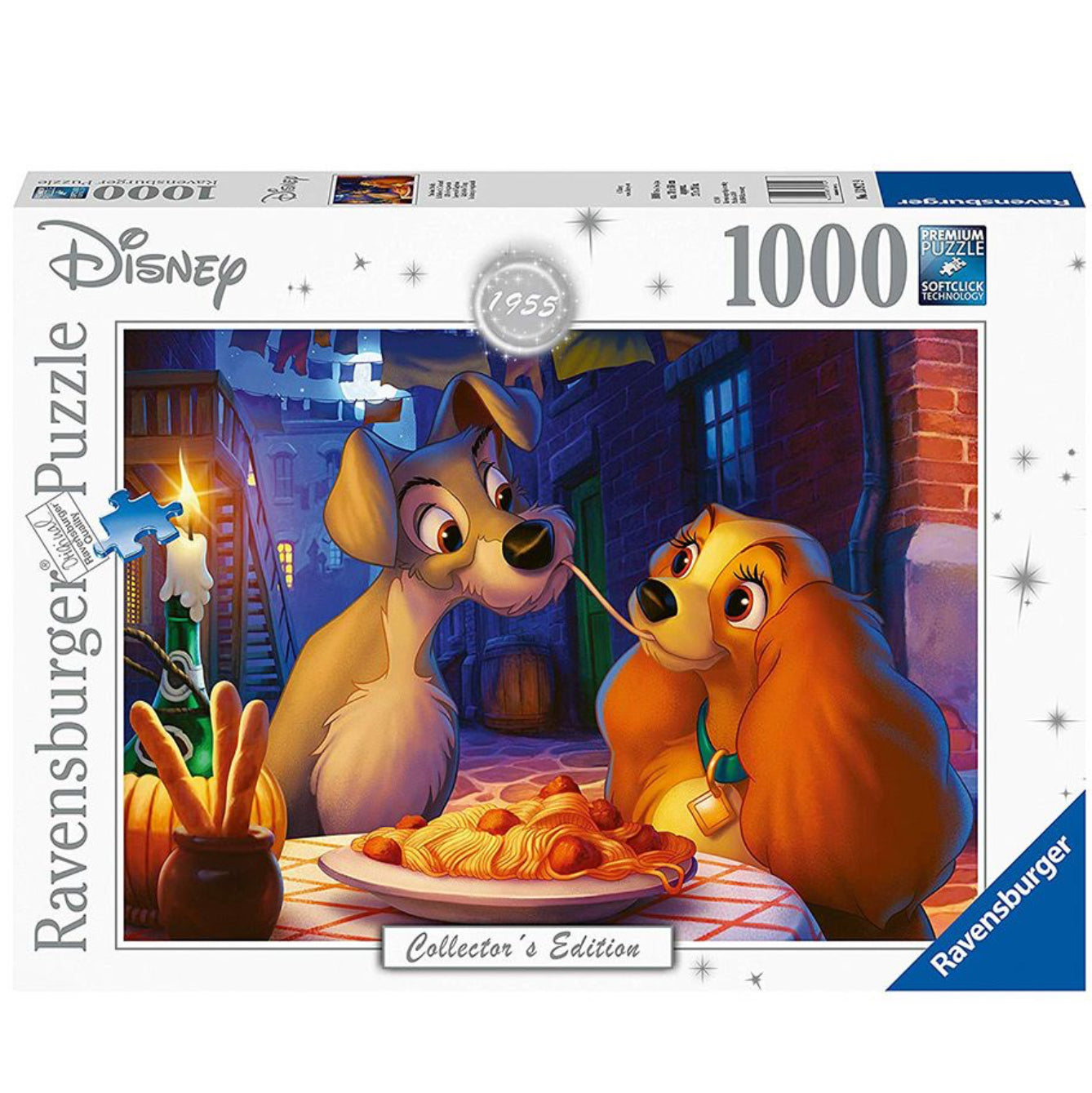 PUZZLE 1000PC DISNEY LADY & TRAMP NEW