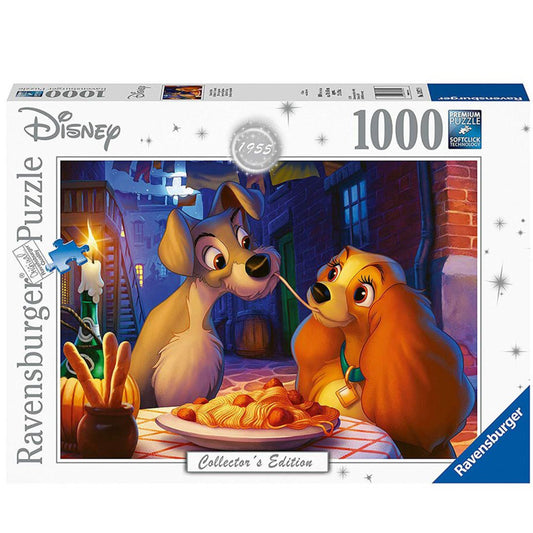 PUZZLE 1000PC DISNEY LADY & TRAMP NEW